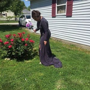 Two piece Sherri hill prom dress